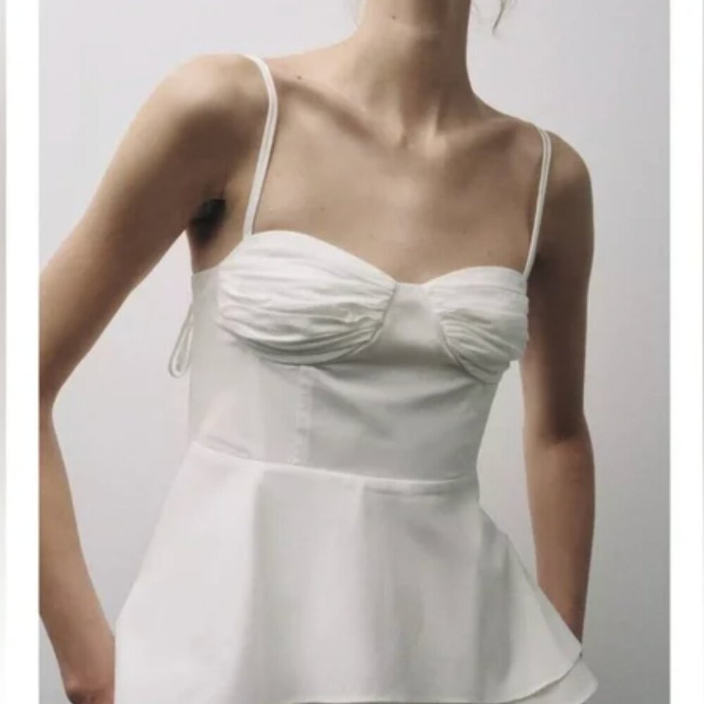 Zara Bustier top - S